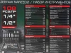 Набор инструментов 108пр. 1/2'', 1/4''(6гр.)(4-32мм)