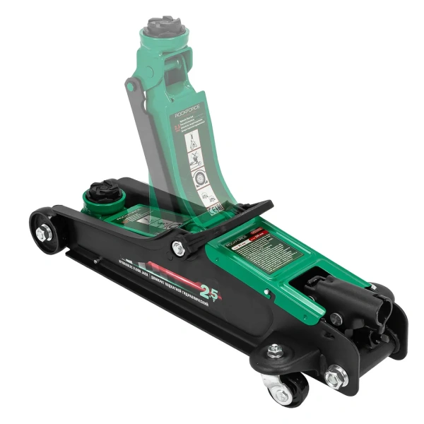 Домкрат подкатной гидравлический 2.5т (h min 85мм, h max 350мм) в кейсе