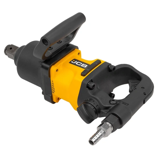 Пневмогайковерт ударный с коротким валом,реверсом и регулировкой усилия 1''(2000/2200Hм, 6000 об/мин,6.3bar,320 л/мин,8.4кг)