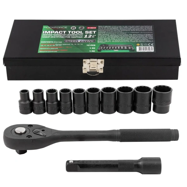 Набор инструментов ударный 12пр. 1/2''(12гр.)