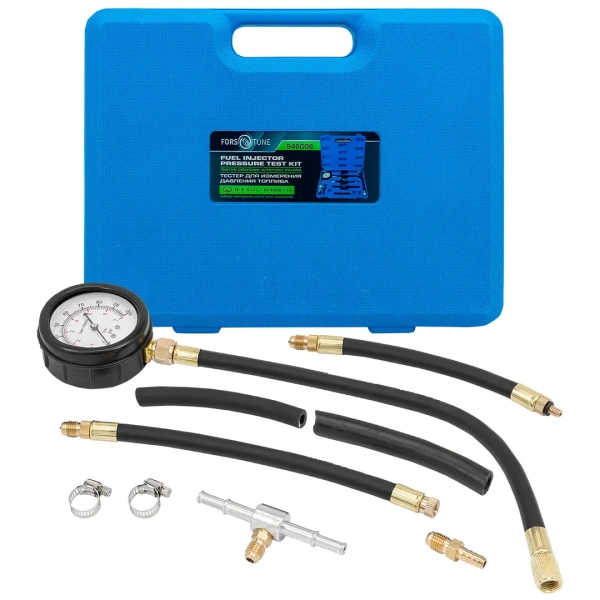 Манометр для измерения давления топлива в комплекте с переходниками