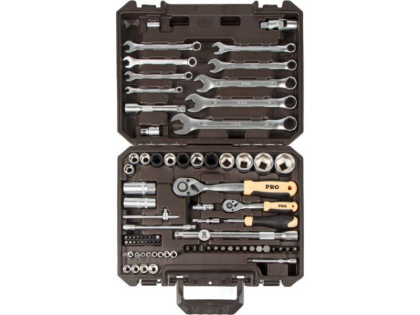 Набор головок и ключей 82пр. 1/4",1/2" PRO STARTUL DAKAR (PRO-082DK)