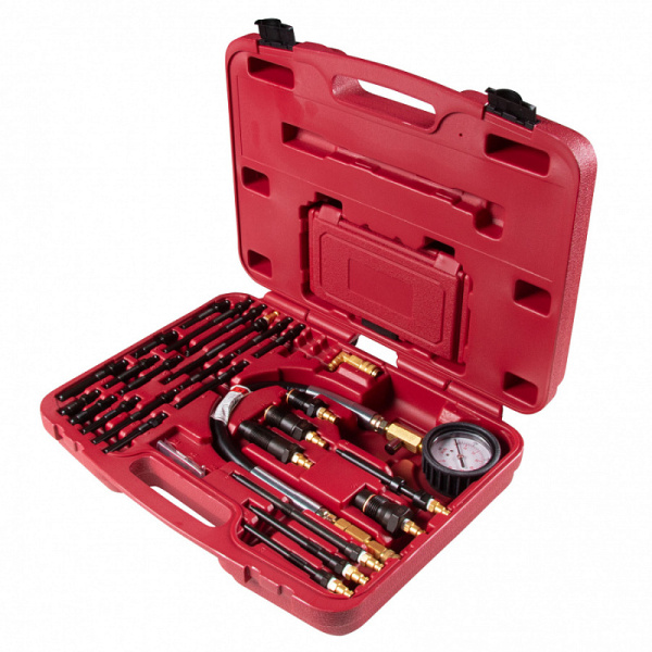 Дизельный компрессометр МАСТАК 120-12170, 0-70 атм, кейс, комплект адаптеров