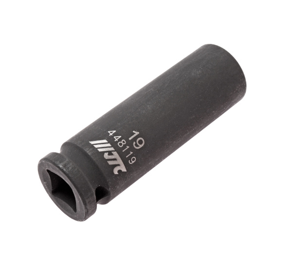 Головка торцевая ударная тонкостенная глубокая JTC 448119 (1/2", 19 мм, L=82 мм)