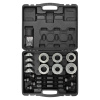 Набор инструментов для снятия и установки втулок, подшипников и сайлентблоков универсальный, 28пр. (М10, М12, М14, М16) в кейсе