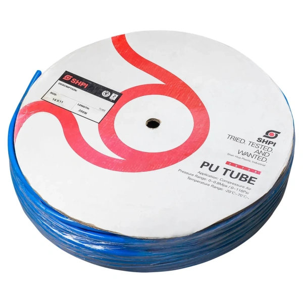 Шланг полиуретановый в катушке 11х16ммх200м (синий)