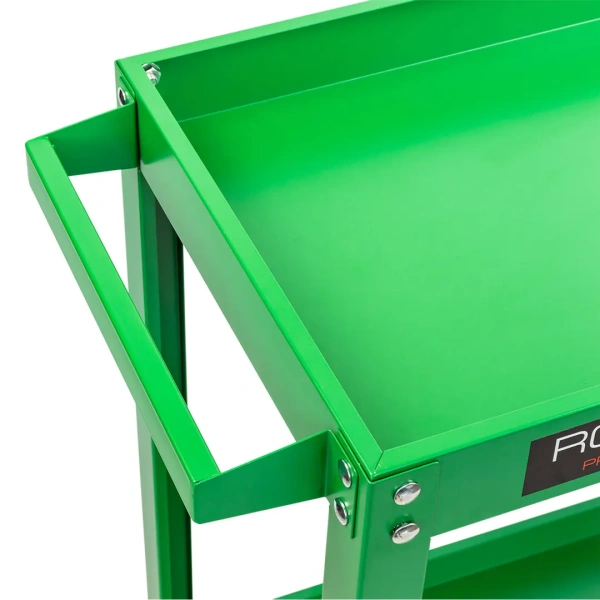 Тележка инструментальная 2-х полочная (350х770х820мм, размеры полок-60х350х700мм)