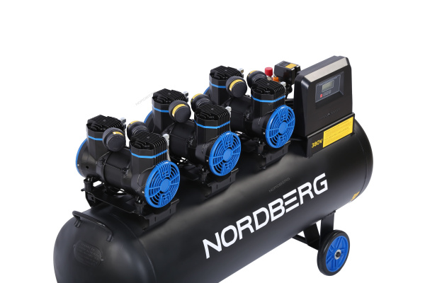 Компрессор безмасляный NORDBERG NCEO160/750 (380 В, ресивер 160 л, 750 л/мин)