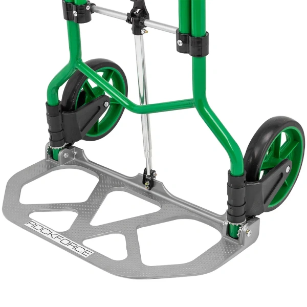 Тележка ручная складная с телескопической ручкой (г/п100кг,420х480х980мм-в разложенном полож.,255х480-рабочая площадка, 175мм-Ø колес)