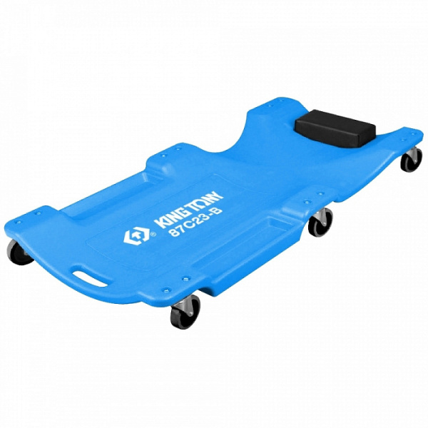 Металлическая тележка с инструментом "GLORY", 152 предмета, в комплекте подкатной лежак KING TONY P9G35-152MRV