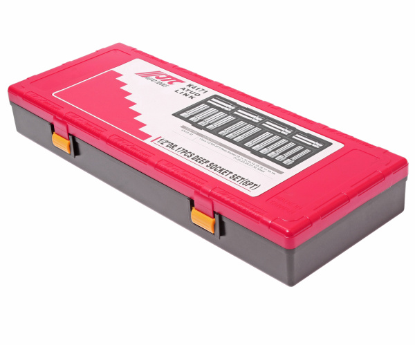 Набор головок торцевых 6-ти гранных глубоких JTC K4171 (1/2", 10-32 мм, 17 предметов в кейсе)