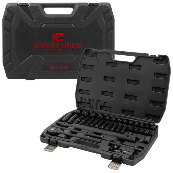 Набор инструментов 40пр. 1/2''(6гр)(8-32мм)