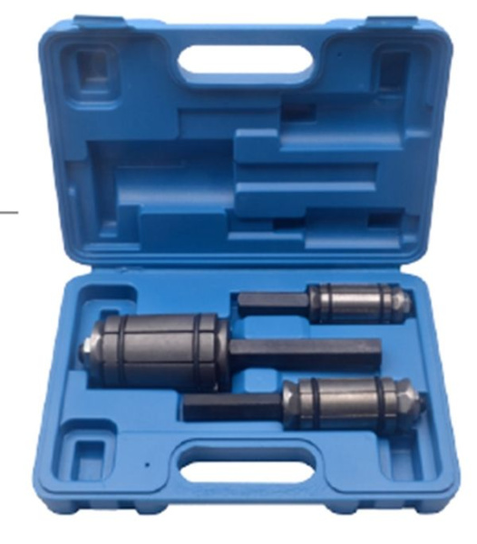 Набор вставок-расширителей для выхлопных труб, 3пр.(29-44мм, 38-64мм, 54-89мм+дополнительный комплект резинок), в кейсе