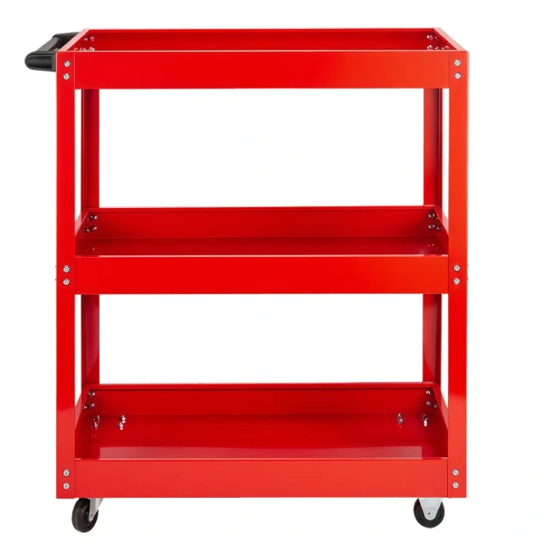 Тележка инструментальная металлическая 3-х полочная