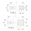 Licota P2008 Головка торцевая spline 1/4" 8 мм