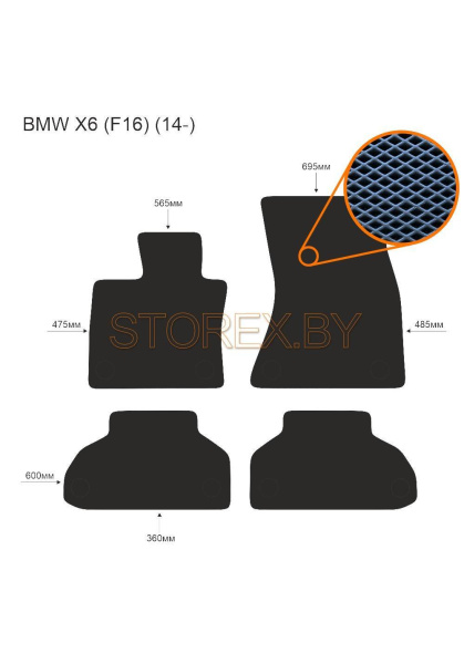 BMW X6 (F16) (14-) copy