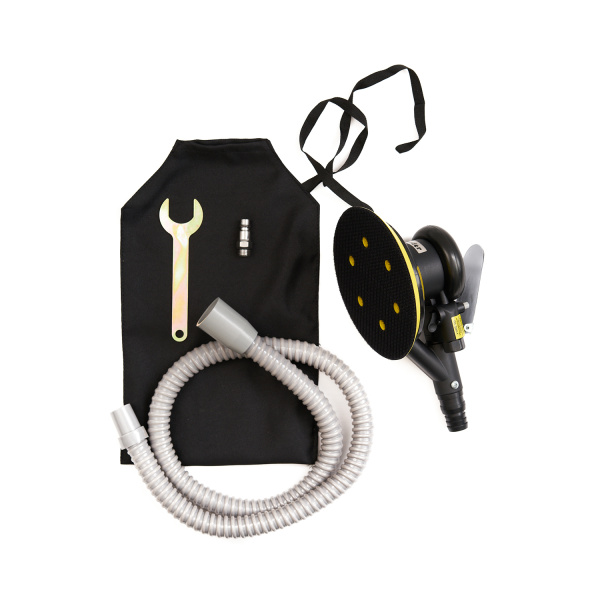 Шлифмашина полировальная пневматическая ROSSVIK RT-2133S-6 (150 мм, 10000 об/мин, с отсосом)