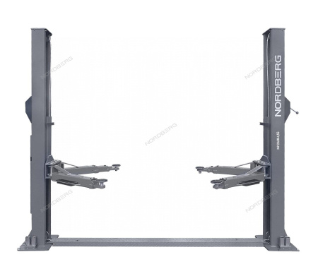 Подъемник 380V 2х стоечный с нижней синхронизацией г/п 4,5т NORDBERG N4124AM-4,5G