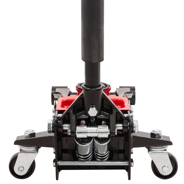 Домкрат подкатной гидравлический низкопрофильный двухпоршневой 3т (h min 73мм, h max 495мм)