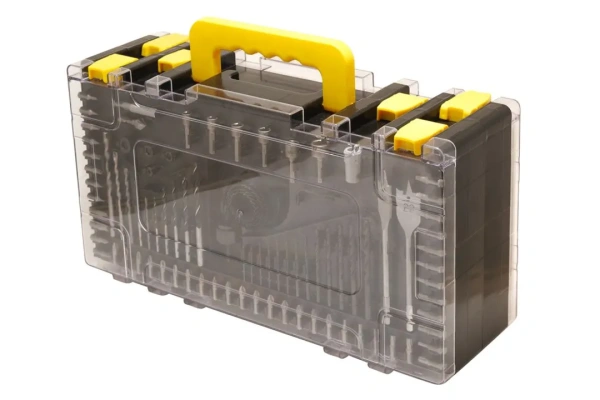 Набор инструментов 1350 пр 1/4''(шарнирно-губцевой, ударный, головки, отвертки, биты, крепежи) (6гр.)(5-13мм) в кейсе