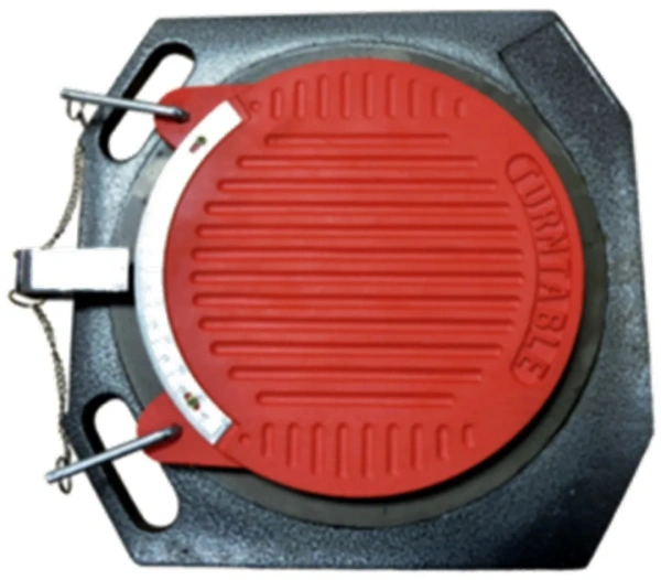 Круги поворотные для схода-развала в комплекте с противооткатными упорами к подъемнику PL-FS50 (2шт/к-т)