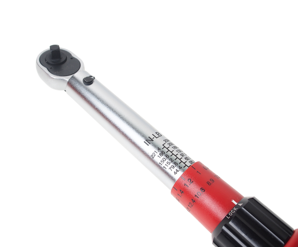 Ключ динамометрический двухстороннего действия JTC 6682 (1/4", 2-26 Нм, 370 мм)