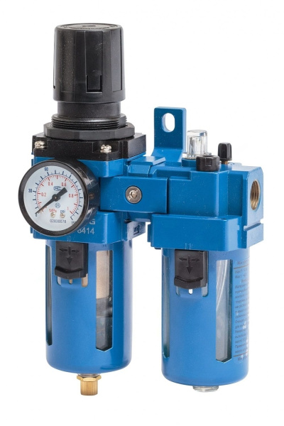 Воздушный фильтр с редуктором и лубрикатором NORDBERG NP8414 (1/2")