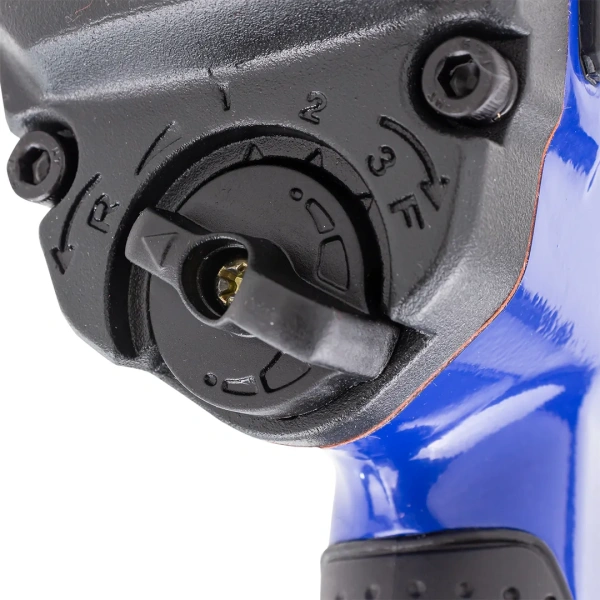 Пневмогайковерт ударный ''Twin Hammer''с реверсом и регулировкой усилия 1/2''(1400Hм, 7000 об/мин,6.3bar,вес 3.2кг)