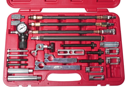 Набор инструментов для демонтажа/монтажа пружин клапанов универсальный в кейсе JTC 4294 (MERCEDES, BMW)