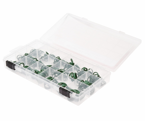 Набор колец уплотнительных для систем кондиционирования JTC 2020A (с R-12/R-134, 270 шт., с хладагентами, бокс)