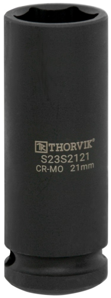 Головка торцевая ударная глубокая Thorvik S23S2121 (1/2"DR, 21 мм)