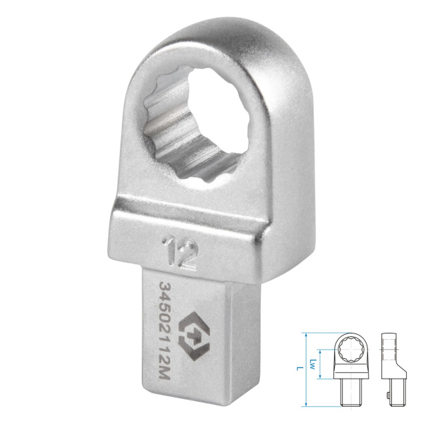 Насадка накидная серии FIT KING TONY 34502112M (12 мм, 9х12 мм)