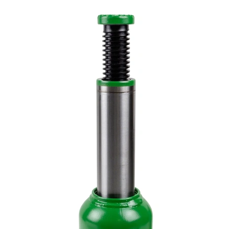 Домкрат гидравлический бутылочный, 12т (с предохранительным клапаном, минимальная высота: 200 мм, ход штока: 110 мм, ход винта: 60 мм, максимальная вы