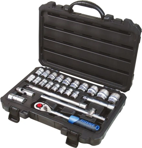 Набор инструмента 24пр.1/2''(6-гр.)(10-32мм)