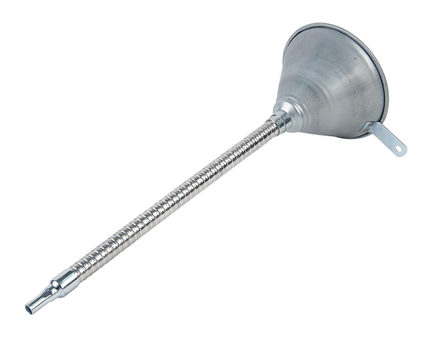 Воронка металлическая JTC 3108A (гибкий слив, 370 мм)