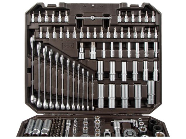 Набор головок и ключей 219пр. 1/4",3/8",1/2" PRO STARTUL DAKAR (PRO-219DK)