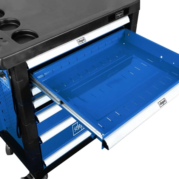 Тележка инструментальная 7-и полочная с набором инструментов 70 пр. 1/4'', 1/2''(4-32мм) (размеры тележки 78х46х97см, max нагрузка 450кг)