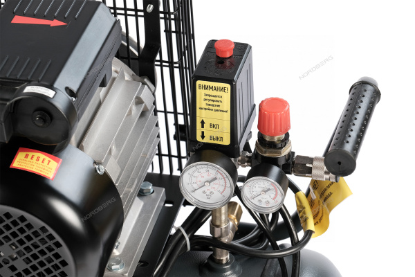 Компрессор поршневой с ременной передачей 220В, ресив. 50л, 420л/мин NORDBERG NCP50/420A NORDBERG NCP50/420A