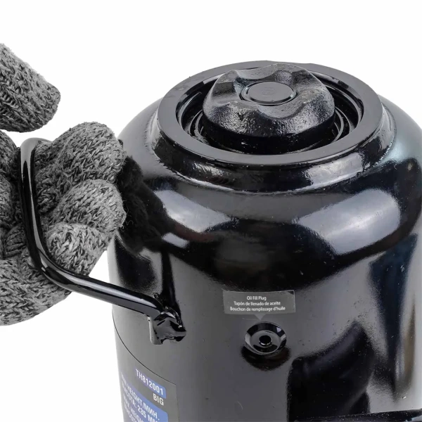 Домкрат бутылочный двухштоковый 12т (h min 235мм, h max 590мм)