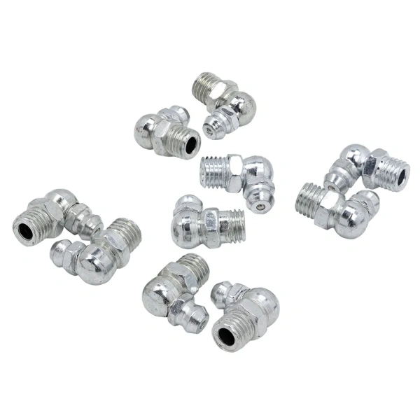 Пресс-масленка 10мм угловая (90град.), комплект 10 шт.