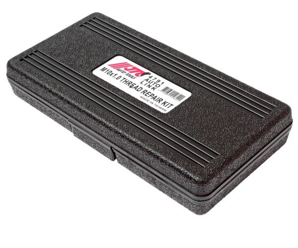 Набор инструментов для восстановления резьбы JTC 4791 (вставки М10х1,0, L=13,5 мм, 10 шт., 14 предметов)