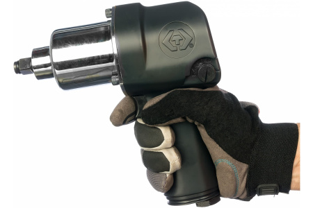 Гайковерт пневматический ударный KING TONY P33411-050B (1/2", 881 Нм, в комплекте 3 торцевые головки)