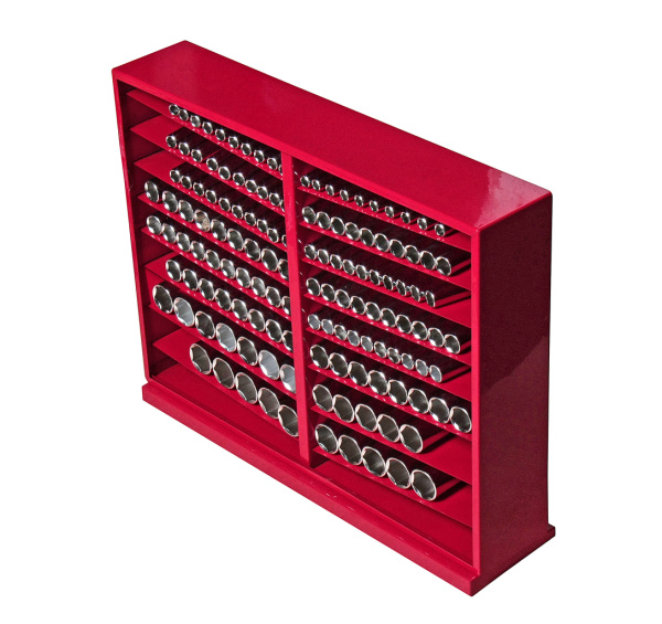 Набор головок торцевых 6-ти гранных глубоких JTC H4137L (1/2", 10-32 мм, 137 предметов в металлическом шкафу)