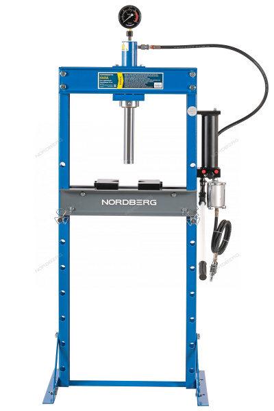 Пресс гидравлический NORDBERG N3620AL (20 т, ручной и пневмопривод)