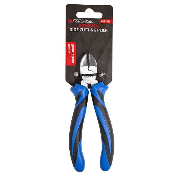 Бокорезы с эргономическими рукоятками 6''(150мм), на блистере