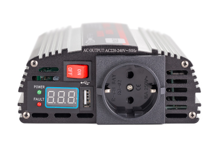 Автомобильный инвертор Geofox MD 600W/12v-2p