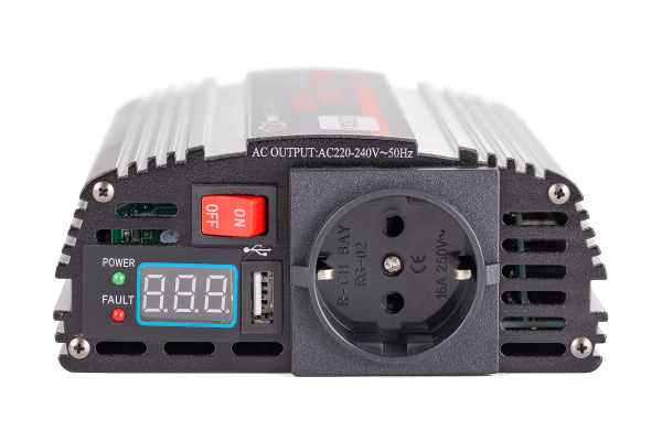 Автомобильный инвертор Geofox MD 600W/12v-2p