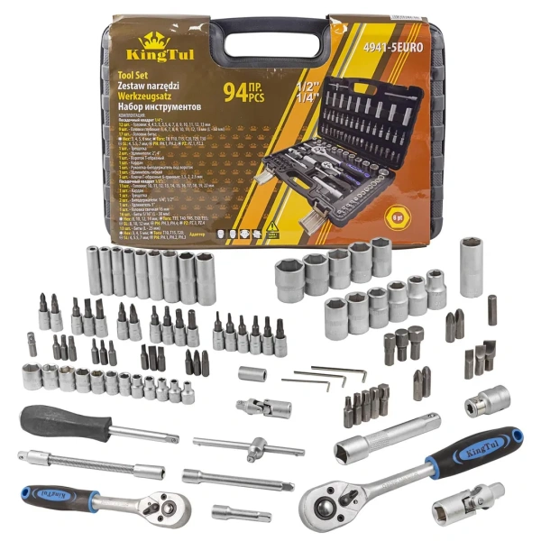 Набор инструментов 94пр.1/2'',1/4''(6гр.)