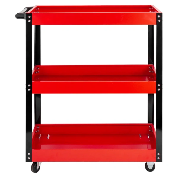Тележка инструментальная металлическая 3-х полочная