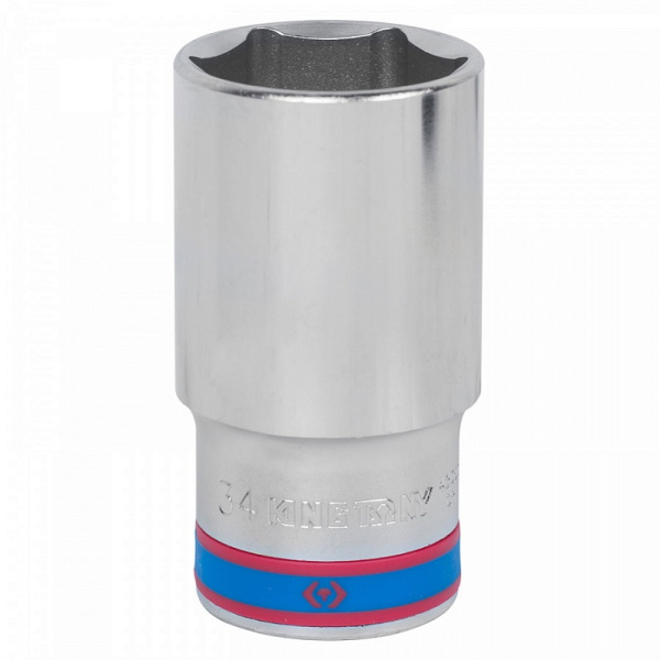 Головка торцевая глубокая шестигранная KING TONY 423534M, 1/2", 34 мм